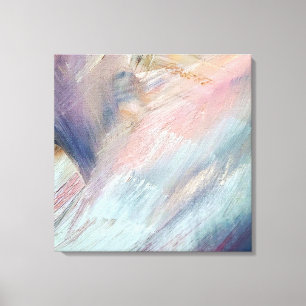 Penseelstreek Abstract Canvas Afdruk