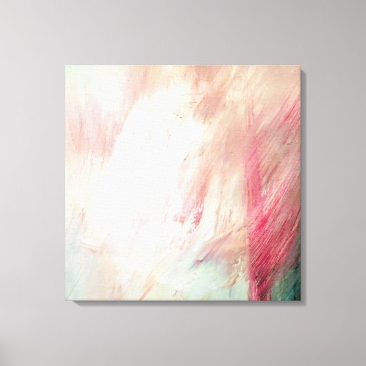 Penseelstreek Abstracte canvasprint Canvas Afdruk (Voorkant)