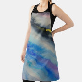 penseelstreek, Abstracte waterverf verven Schort (Insitu)