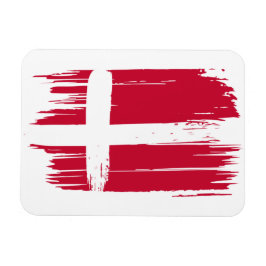 Penseelstreek Denemarken Vlag Magneet