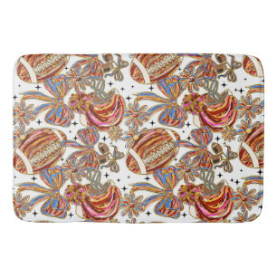 Penseelstreek Football Coquette Badmat