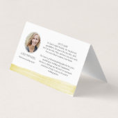 Penseelstreek - Foto's professionele fotograaf Visitekaartje (Achterkant)