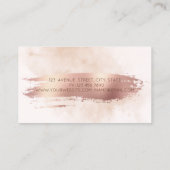 Penseelstreek  handgereedschap Bloemmenger Visitekaartje (Achterkant)