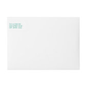 Penseelstreek Joy Peace Love Wraparound Labels (Voorkant)