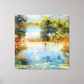 penseelstreek magie canvas afdruk (Voorkant)