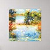 penseelstreek magie canvas afdruk (Voorkant)