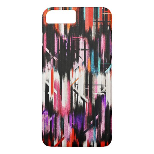 Penseelstreek met verfkleur Splatter #6 Case-Mate iPhone Case (Achterkant)
