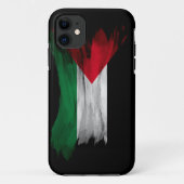 Penseelstreek onder Palestijnse vlag, nationale vl Case-Mate iPhone Case (Achterkant)