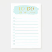 Penseelstreek | Procrastinator moet lijst uitvoere Post-it® Notes (Voorkant)