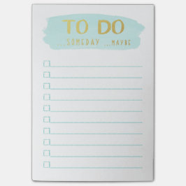 Penseelstreek | Procrastinator moet lijst uitvoere Post-it® Notes
