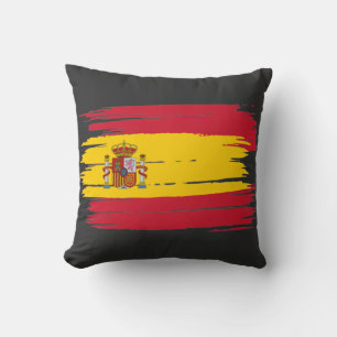 Penseelstreek Spanje Kussen