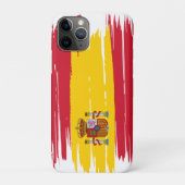 Penseelstreek Spanje vlag Case-Mate iPhone Case (Achterkant)
