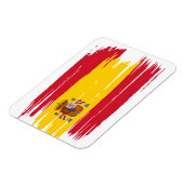 Penseelstreek Spanje vlag Magneet (Linkerzijde)