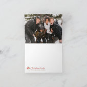 Penseelstreek Texas Flag Kerstversiering Art Holi Feestdagen Kaart (Binnen)