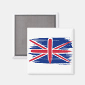 Penseelstreek Vakvlag Vakje Vakje Magneet (Voorkant / Achterkant)