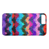 Penseelstreek verfkleuren plakbord Case-Mate iPhone case (Achterkant (Horizontaal))