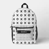 Penseelstreek XOXO Bedrukte Rugzak (Voorkant)