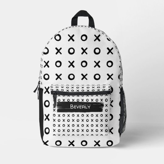 Penseelstreek XOXO Bedrukte Rugzak (Voorkant)