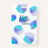 penseelstreekbadge voor waterverf badge (Voorkant)