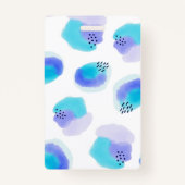 penseelstreekbadge voor waterverf badge (Achterkant)