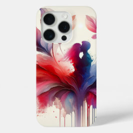 Penseelstreektelefoonhoesje – Artistiek iPhone 15 Pro Case