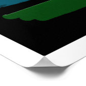 Penseelstreken #5 (V.2) Poster (Hoek)