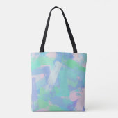 Penseelstreken Abstract Modern Tote Bag (Achterkant)