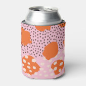 Penseelstreken: Abstract veelkleurige naadloos. Blikjeskoeler (Blikje Voorkant)