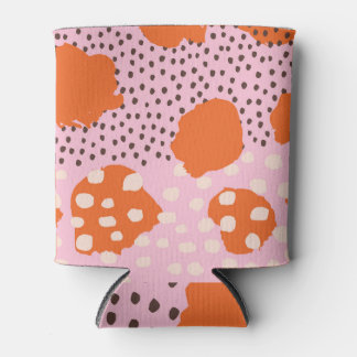 Penseelstreken: Abstract veelkleurige naadloos. Blikjeskoeler