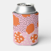 Penseelstreken: Abstract veelkleurige naadloos. Blikjeskoeler (Blikje Achterkant)