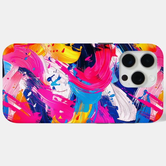 penseelstreken Case-Mate iPhone case (Achterkant (horizontaal))