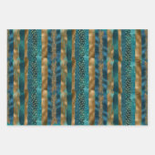 Penseelstreken en confetti inpakpapier vel (Voorkant 2)