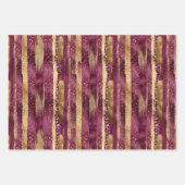 Penseelstreken en confetti inpakpapier vel (Voorkant)