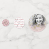 Penseelstreken en Confetti Roos Gold ID511 (Voorkanten)