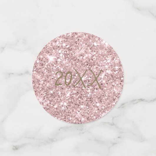 Penseelstreken en Confetti Roos Gold ID511 (Kleine voorkant)