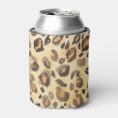 penseelstreken, grijs-roze decor. blikjeskoeler (Blikje Voorkant)