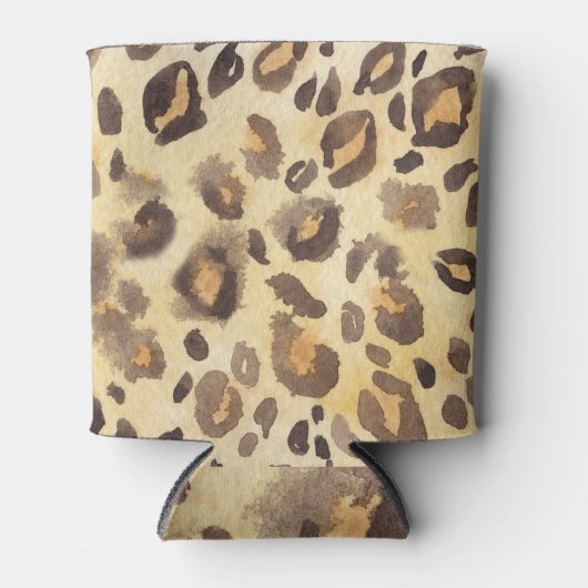 penseelstreken, grijs-roze decor. blikjeskoeler (Voorkant)