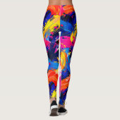 penseelstreken leggings (Achterkant)