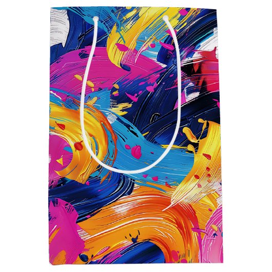 penseelstreken medium cadeauzakje (Voorkant)