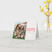 Penseelstreken - Moederdag-fotokaart Kaart (Gele Bloem)