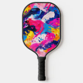 penseelstreken pickleball paddle (Voorkant)