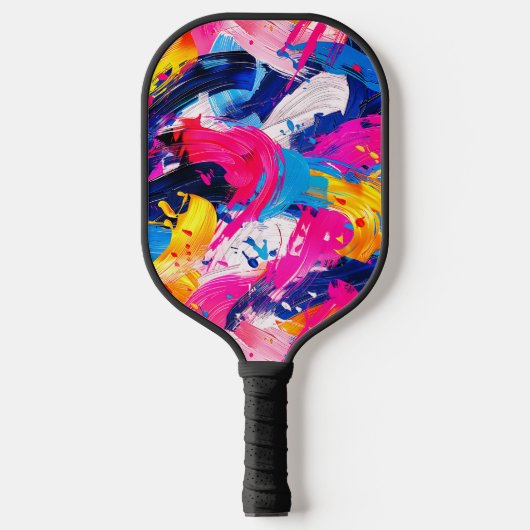 penseelstreken pickleball paddle (Voorkant)