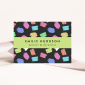 penseelstreken, schilder, schilderij, decorator visitekaartje