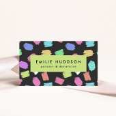 penseelstreken, schilder, schilderij, decorator visitekaartje