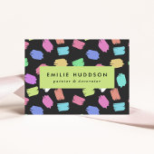 penseelstreken, schilder, schilderij, decorator visitekaartje