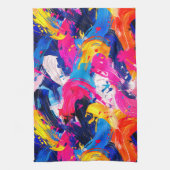 penseelstreken theedoek (Verticaal)