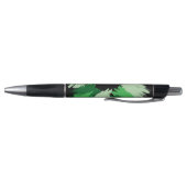 Penseelstreken tinten groene naam met monogram pen (Bodem)