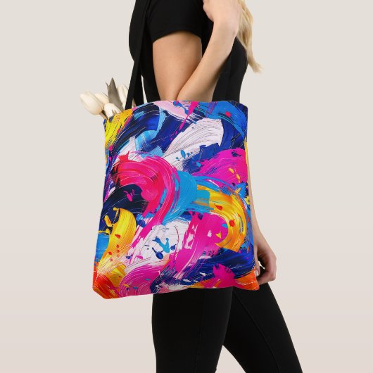 penseelstreken tote bag (Dichtbij)