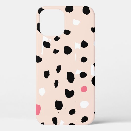 penseelstreken van inkt: artistieke structuur Case-Mate iPhone case (Achterkant)