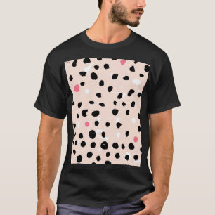 penseelstreken van inkt: artistieke structuur t-shirt